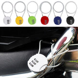 50cm Wire Rope Digital Padlock Password Code Security Lock Smart Combination Lock for Motorcycle Helmet Lock Extended Wire Rope