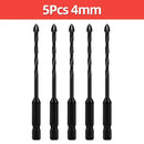 Cross Hex Tile Drill Bit For Glass Concrete Ceramic Tile Hole Opener Tunsten Carbide Hard Alloy Bits Set Tools 3 4 5 6 8 10 12mm