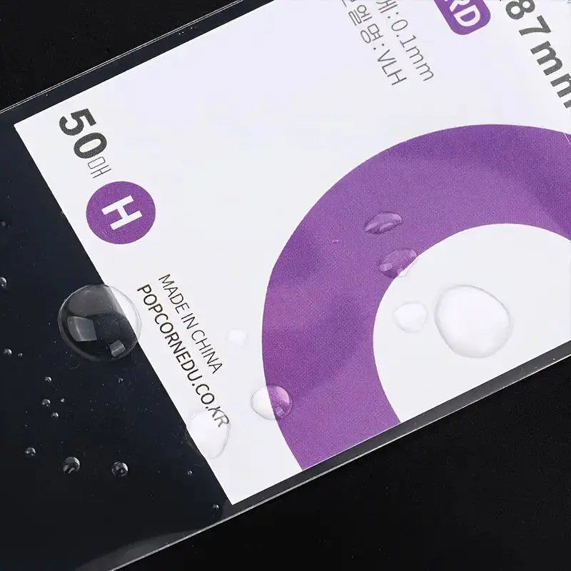 Card Film Protective Film Transparent Card Holder CPP Album Binder Suitable for Camera Storage Album Protection