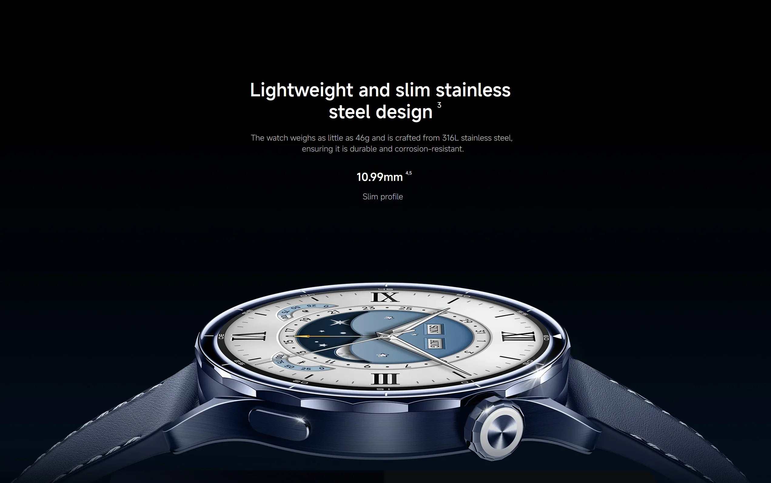 Smartwatch Xiaomi Watch S5 (Versão Global) – Tela AMOLED de 1,48", bateria com 21 dias de duração, monitoramento de saúde 24 horas e mais de 150 modos esportivos.