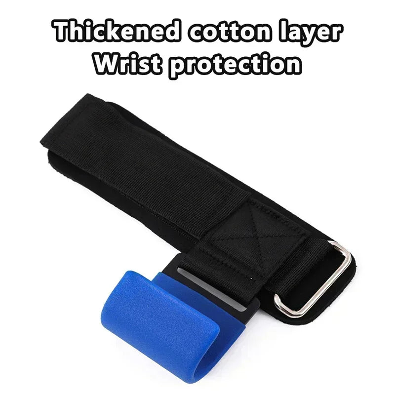 1PC Weight Lifting Hook Grips with Wrist Wraps Gym Hand-Bar Wrist Strap  Fitness Hook Weight Strap Pull-Ups Power Lifting Gloves