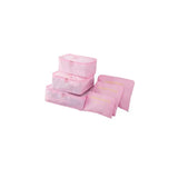 Bolsas de viaje para guardar ropa, organizador de equipaje portátil, funda para maleta, cubo de embalaje, para guardar zapatos, maleta (6 unidades) 