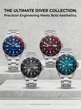 Relogio masculino automatico diver de mergulho em alo inox a prova de agua 200 M