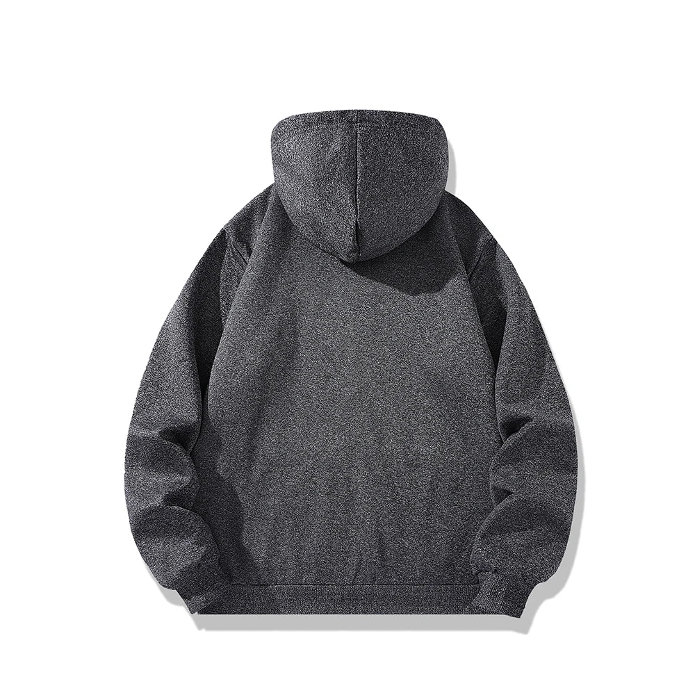Men's Winter Lambswool Jackets Plus Size Zipper Hoodies Winter Warm Coats Long Sleeved Jacket Casual Coat Tops Clothing