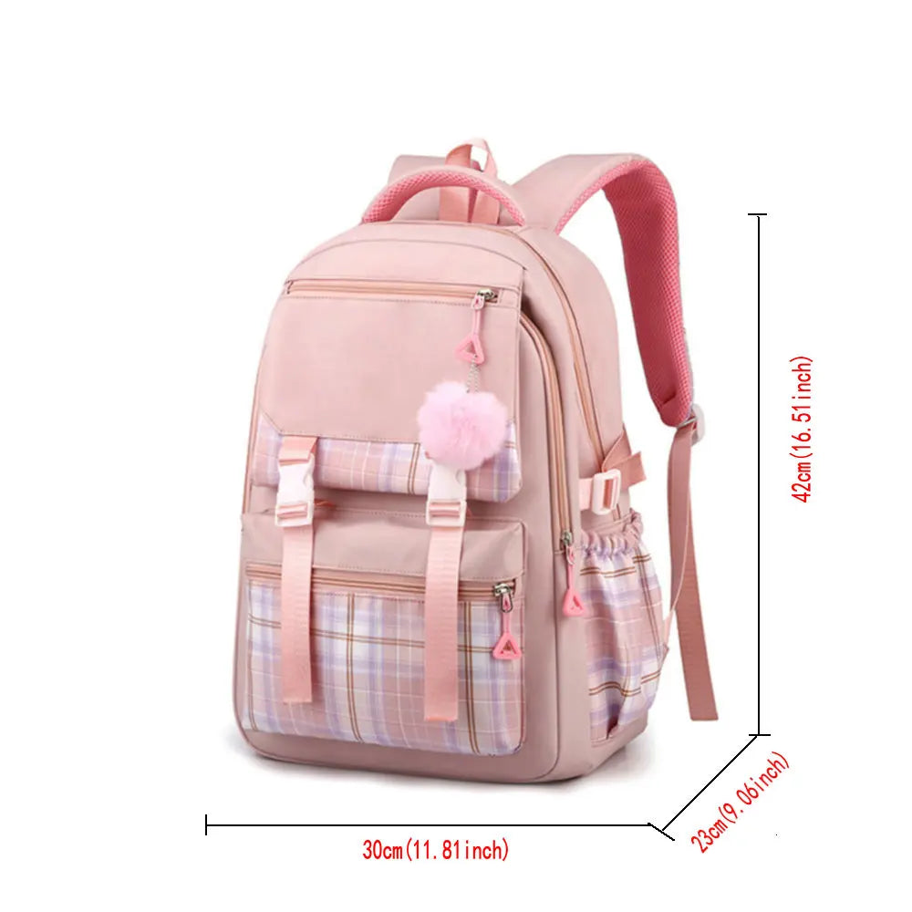 Mochila de la película Barbie para niñas, niños, estudiantes, adolescentes, niños, mochilas escolares informales, regalo de cumpleaños para niños
