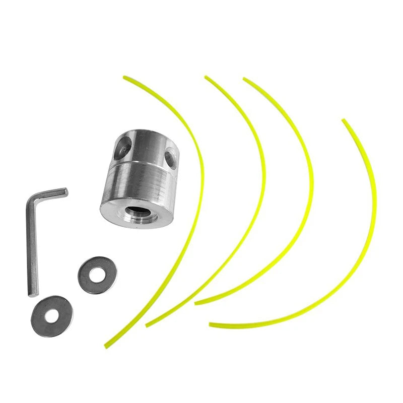 Universal Aluminum Trimmer Head with Four Trimmer Lines for Brush Cutter Grass Trimmer