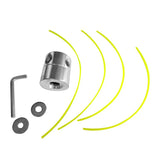 Universal Aluminum Trimmer Head with Four Trimmer Lines for Brush Cutter Grass Trimmer