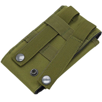 Bolsa de camuflaje para exteriores, soporte para teléfono, funda deportiva para cinturón, impermeable, de nailon, EDC, para caza deportiva, bolsas de camuflaje en mochila