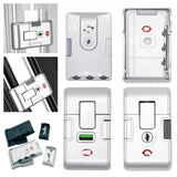 Black Silver Luggage Password Lock Anti Theft Replacement Travel Bag Key Lock Lock Catch Security Tool Suitcase Lock Buckle