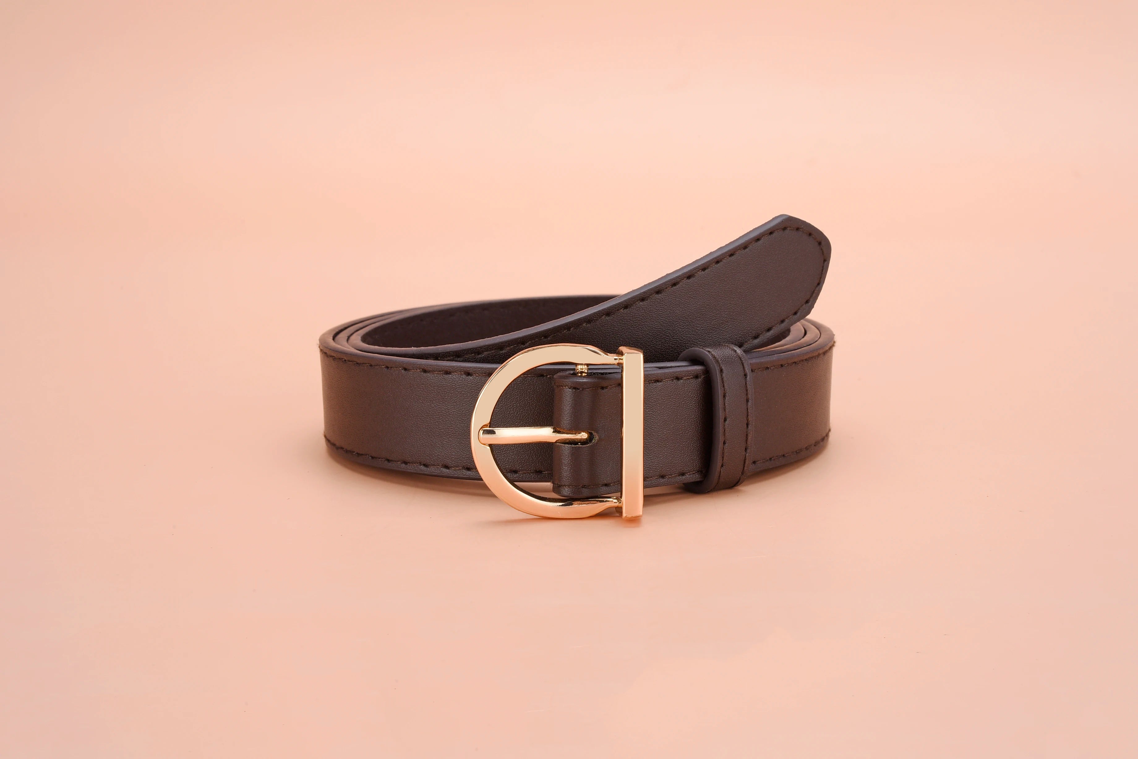 Women's Belt Fashion Pin Buckle Thin Belt Genuine Luxury Soft Belt Women With Cargo Pants Jeans Windproof Belt PU Leather Belt