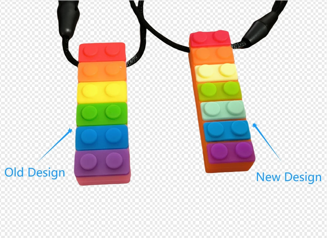 Silicone Baby Teether Toy, Colorful Toys, Christmas Teethers, Autism Sensory Chew, Oral Motor Therapy Tools, Teething Necklace