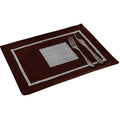 Heat Resistant Dining Table Mat Diamond Embedded Anti Slip Western Dining Pad Cushion Home Use Tablecloth Accessories