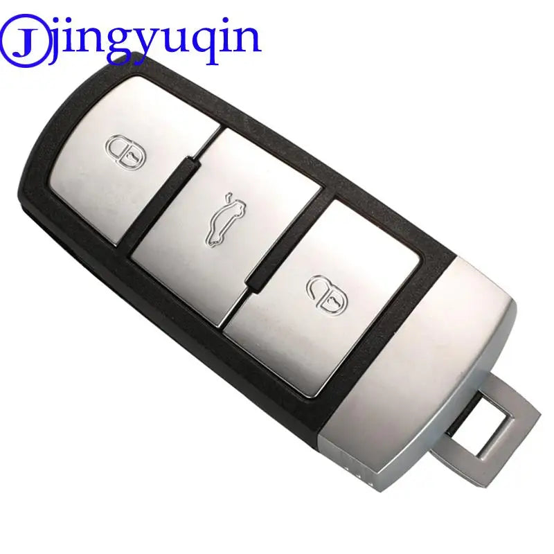 jingyuqin 3 Buttons Flip Smart Car Remote Key Fob with ID48 Chip 3C0959752BA 433MHZ ID48 For VW Passat B6 3C B7 Magotan CC