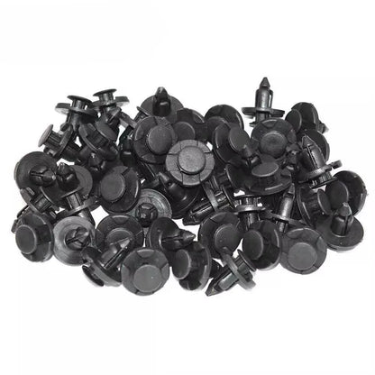 100Pcs 8mm Auto Fasteners Rivets Clips for Nissan Automotive Fastener Clips Body Push Retainer Bumper Trim Retainer Fastener Kit
