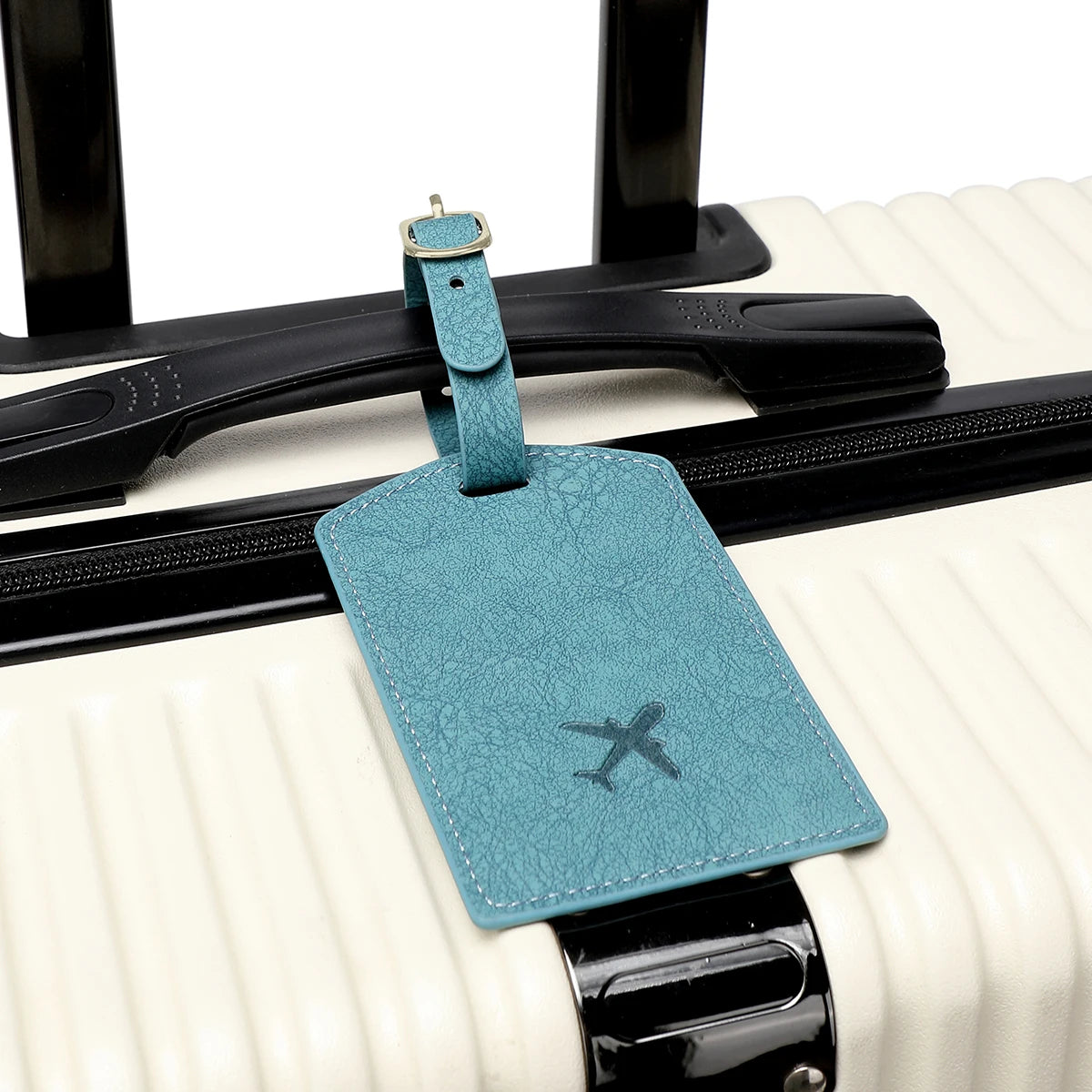 Fashionable new PU luggage tag, boarding pass for overseas travel, luggage tag, anti-loss name card, luggage tag