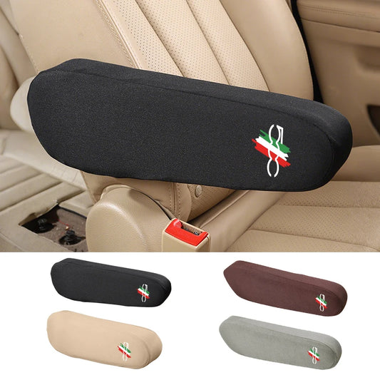 Car Seat Armrest Protector Cover Fabric Elbow Support Case Accessories For FIAT 500 Grande Punto Tipo Stilo UNO Astra Bravo P