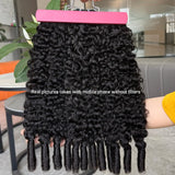 Kit mechas cabelo humanos crespo encaracolado 3C/4A - virgem premium