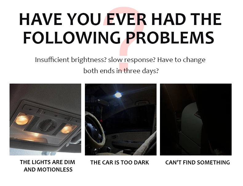 1pcs Festoon LED C5W COB Bulb 31mm 36mm 39mm 41/42mm T10 W5W Auto Dome License Plate Light Luggage Trunk Lamp Clearance Lights