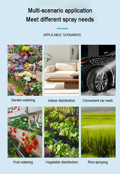 Portable Multi-purpose High Pressure Disinfection Spraying Machine Ultra Long Endurance Electric Sprayer for Farms Orchard 5L/8L