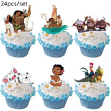 Talheres descartáveis de Tema Moana para Crianças, Copo e Prato, Suprimentos de Decoração para Meninas, Festa de Casamento, Aniversário, Novo