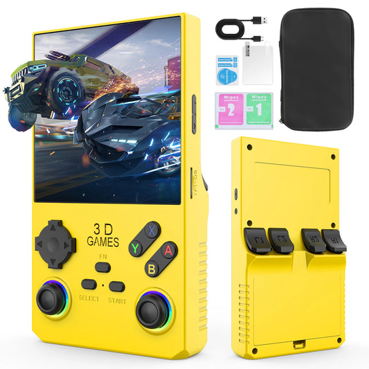 2025 V40MAX Handheld Game Console 4'' IPS Screen 4000mah Battery Joystick RGB lighting Effect 256GB with more than 40000 games