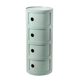 Nordic Ins Net Red Bedside Table Modern Minimalist White Round Creative Small Cabinet Mini Simple Plastic Side Cabinet 협탁