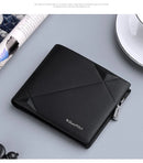 Men's Slim Wallet Genuine Leather Mini Purse Casual Design Bifold Wallet Brand Short Slim Wallet WILLIAMPOLO Luxury brand