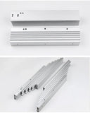 Folding Dining Table Slides Cabinets Aluminum Slide Rails Kitchen Telescopic Flat Push Hidden Table Hardware Accessories