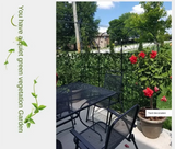 Artificial Ivy Hedge Green Leaf Fence Panels Faux Privacy Fence Screen for Home Outdoor Garden Balcony Decoration