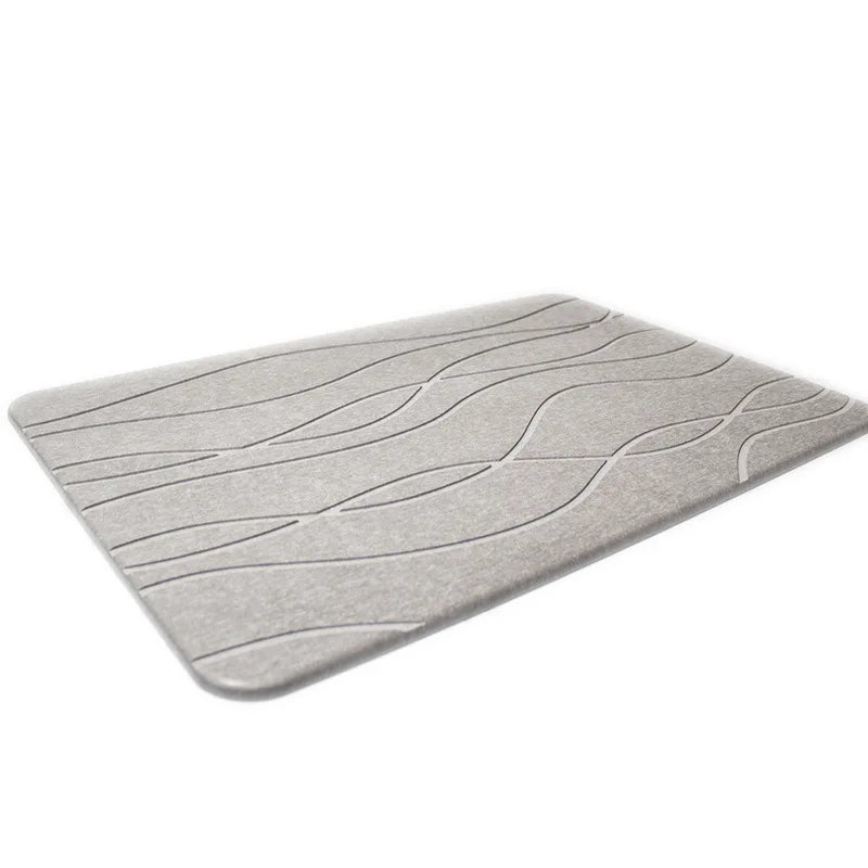 Indoor Diatomite Stone Bath Mat Diatom Mud Soft Mat Water Absorption Quick Drying Diatomite Stone Shower Mat Entryway Rugs