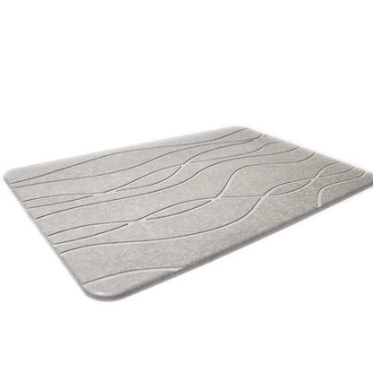 Indoor Diatomite Stone Bath Mat Diatom Mud Soft Mat Water Absorption Quick Drying Diatomite Stone Shower Mat Entryway Rugs