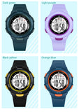 UTHAI CE49 Kids Watches Fashion Luminous Waterproof Alarm Clock Smart Watches Boys and Girls Student Electronic Wristwatch Gift