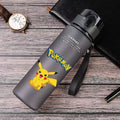 Anime Pokemon Portable Plastic Water Bottle 560ML Ash Ketchum Pikachu High Capacity Insulation Outdoor Water Cup for Kids Gift