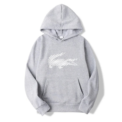 Men's and Women's Hoodie Sweatshirt Fashion Print Black Gray Pink Hooded Hip Hop Wool Hoodie Men's Brand Hoodie Street Clothing