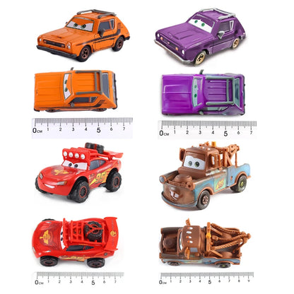 Disney Pixar Cars 3 Lightning McQueen No19 Poppy Racing Family Family Jackson Storm Ramirez Die Cast Metal Alloy Kids Gifts