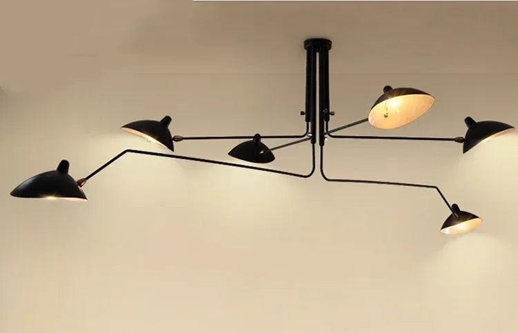 Modern Creative Spider Grabbing Pendant Light Personalized and Simple Living Room LED Ceiling Lamp Bedroom and Study Light