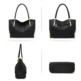 FOXER Genuine Leather Lady's Handbag Elegant Luxury Design Women Shoulder Bag Large Capacity Tote Bag Best Gift for Mom, Wife