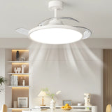 IRALAN Ceiling Lamp Fan Retractable Blades Smart with Remote Control Ceiling Fan with Light Energy Saving Led Living Room Light