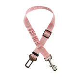 Dog safety leash pet car seat belt dog traction seat belt buffer elastic safety rope traction leash dog traction leash