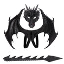 Animal Cospty Dragon Costume Purim Christmas Gift Carnival Party  Cosplay Set Wing and Tail faucet Costume