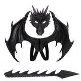 Animal Cosplay Dragon Costume Purim Christmas Gift Carnival Party Cosplay Set Wing and Tail Faucet Costume