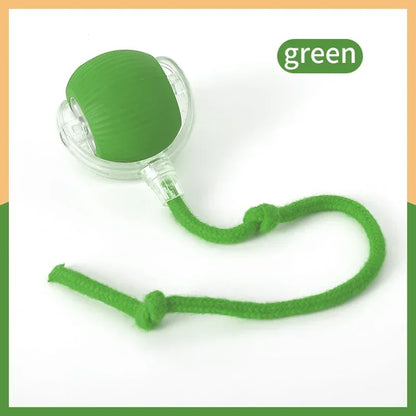 Pelota interactiva inteligente recargable para mascotas, juguete motorizado, para entrenamiento de perros y gatos, con simulación de ratón, 3 modos y función de despertador.