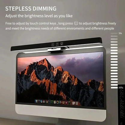 33cm 50cm led tela do computador luz pendurada lâmpada de mesa usb plug in monitor barra luzes regulável 3 cores escritório estudo lâmpada leitura