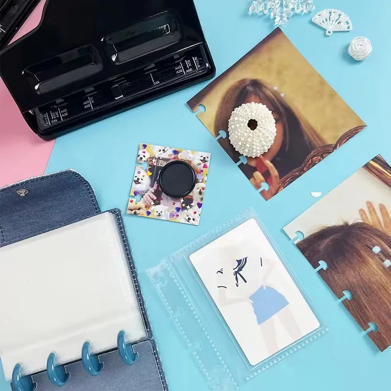 Fromthenon Mushroom Disc Hole Punch 2/4/11 Holes Puncher for A4 B5 A5 Discbound Letter Junior Notebook Planner Stationery
