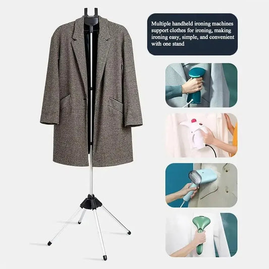 Roupas dobráveis Steamer Rack, Racks Telescópicos para Vaporizador de Vestuário, Cabides para Roupas Vaporantes, 160cm