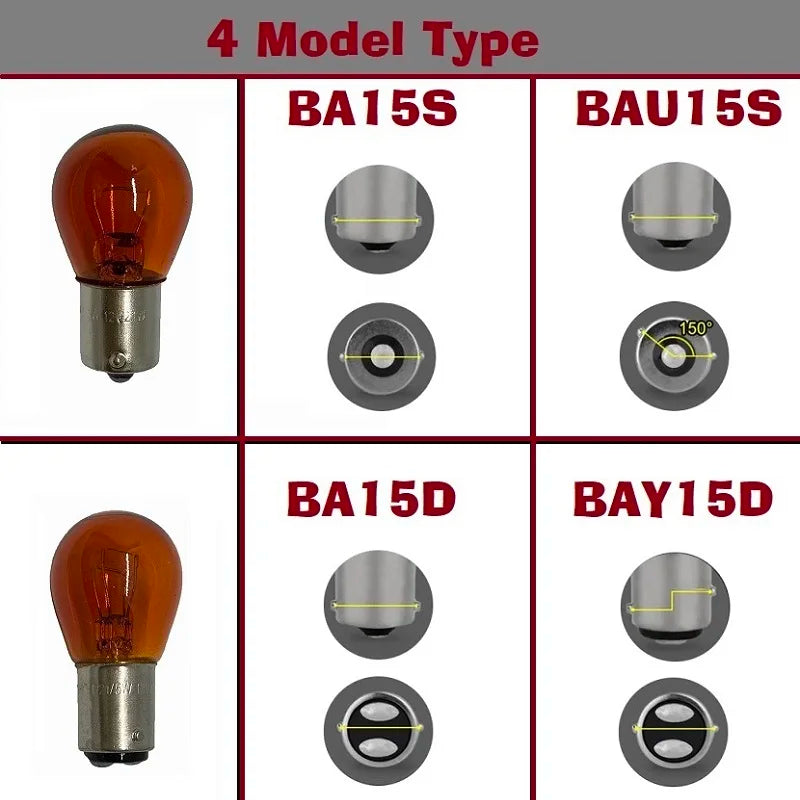 4/10P T5 T10 T13 T15 BA9S G18 Car Halogen Lamp Instrument Lights Bulb Auto Interior Light Car Styling T20 7440 7443 12V