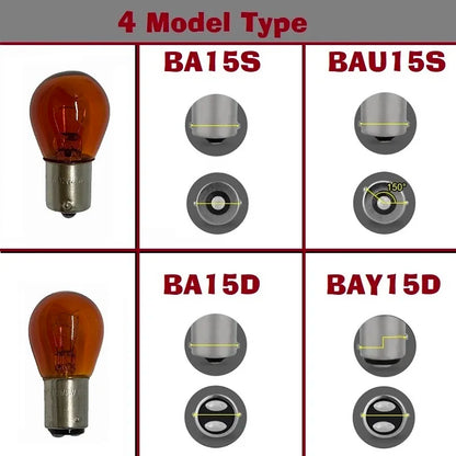 4/10P T5 T10 T13 T15 BA9S G18 Car Halogen Lamp Instrument Lights Bulb Auto Interior Light Car Styling T20 7440 7443 12V