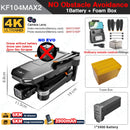 KF104 / KF104MAX2 Professional Drone With 4K Camera 3-Axis Gimbal WIFI 360 Obstacle Avoidance Touch Screen FPV Brushless RC Dron