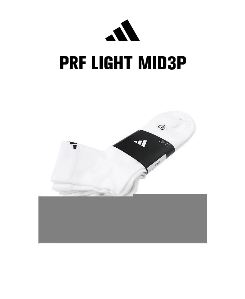 Adidas 2024 Adult Neutral PRF LIGHT MID 3P Sock HT3445