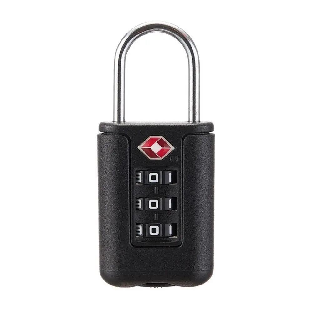 Padlock Luggage Weatherproof Anti-theft Safely Code Lock TSA Customs Lock 3 Digit Combination Lock TSA21123 Password Lock